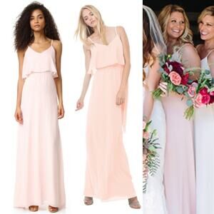 Light Pink Ceremony by Joanna August Dani Formal Evening Gown M